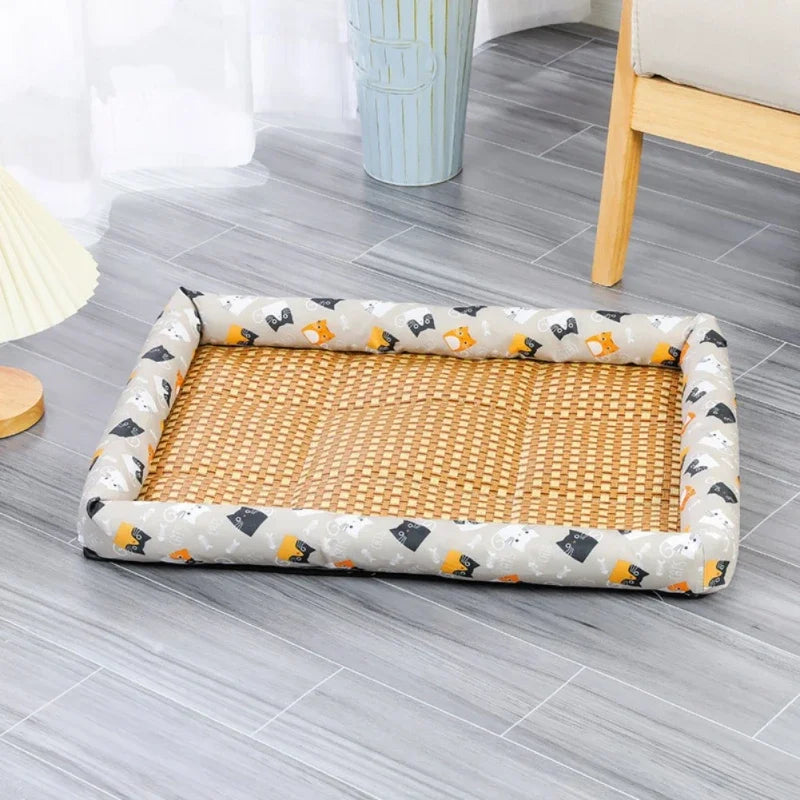 Cooling Rattan Mat Durable & Eco-Friendly